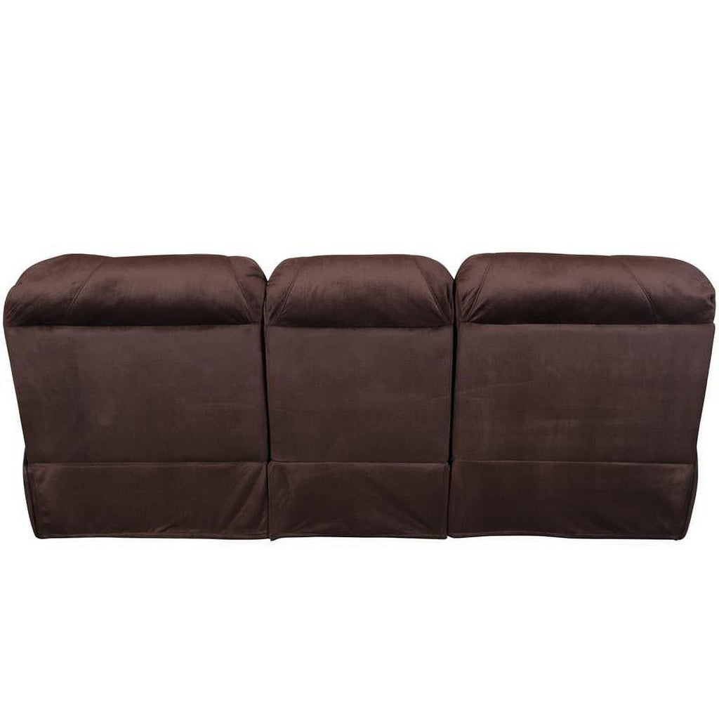 Chocolate Reclining Sofa P354