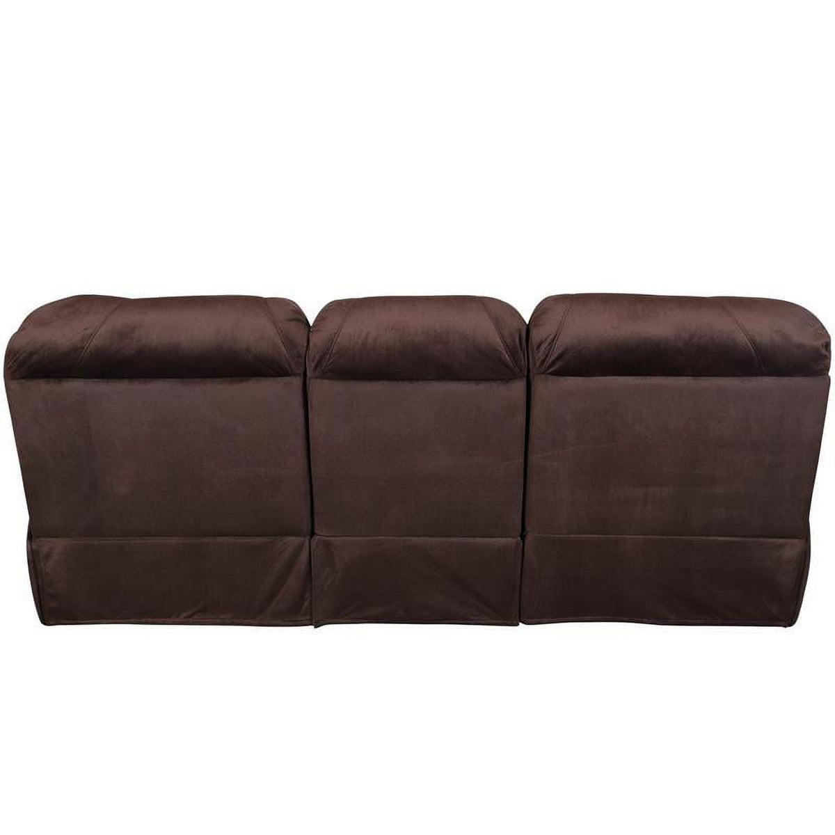 Chocolate Reclining Sofa P354