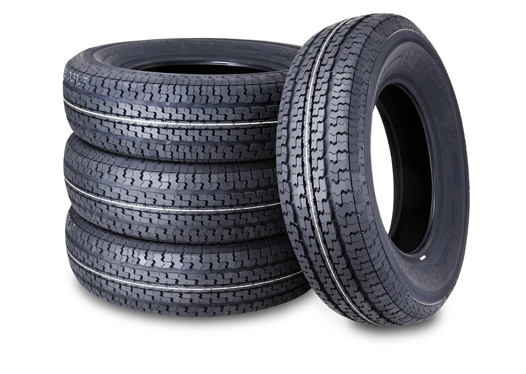 Heavy Duty Trailer Tire ST205/75R15 10PR Load Range E Set 4 B47157