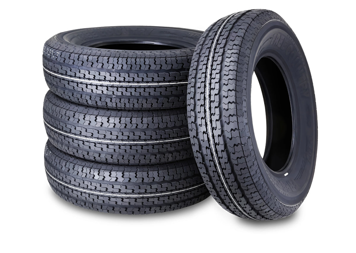 Heavy Duty Trailer Tire ST205/75R15 10PR Load Range E Set 4 B47157