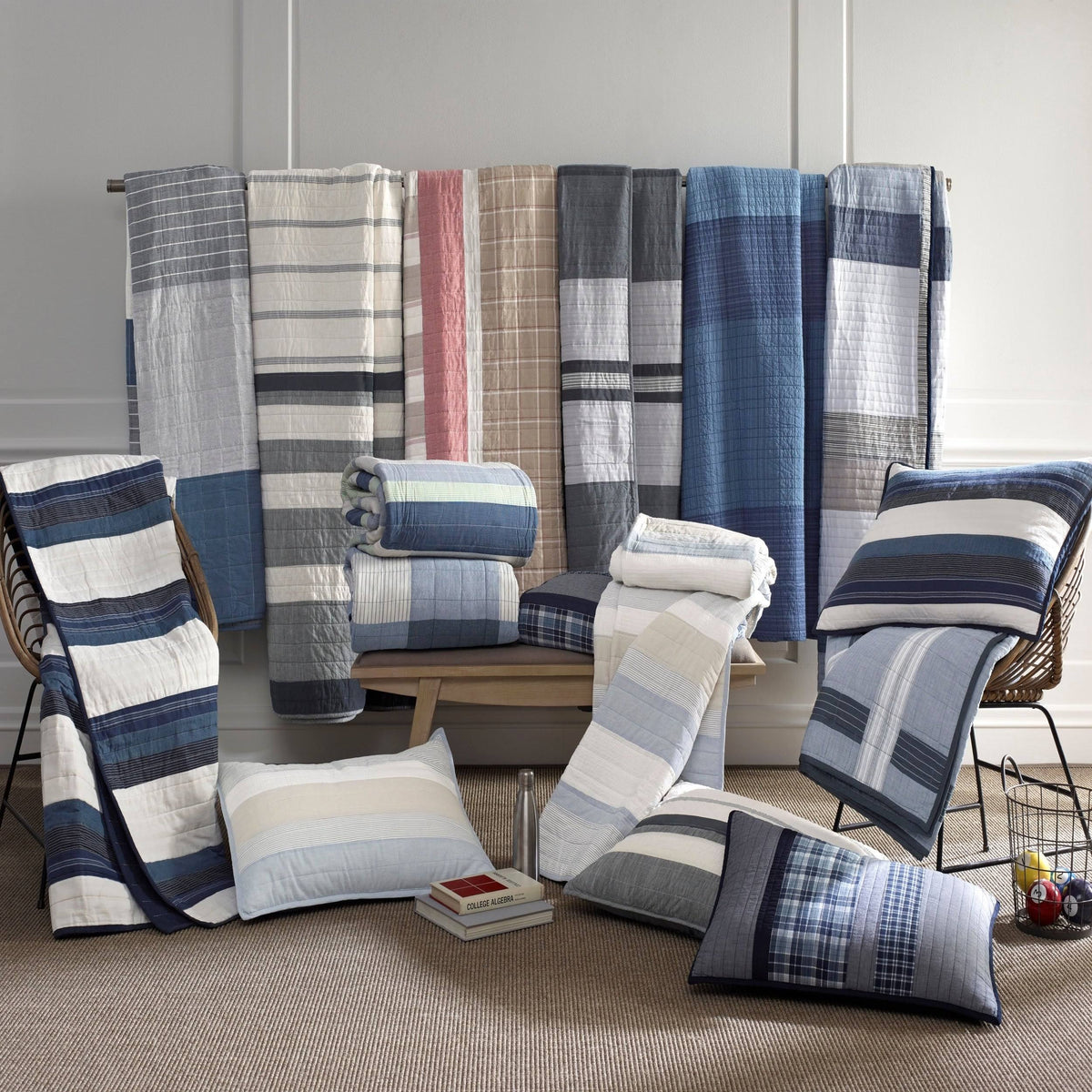 Brown Twin Quilt Z4771