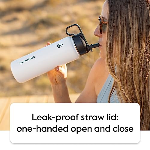 Kids Water Bottle with Straw Lid 16 oz 2 Pack L46372