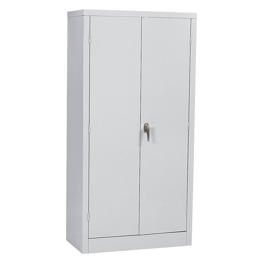 Steel Storage Cabinet 36x22W x 18x22D x 72x22H Gray B3888