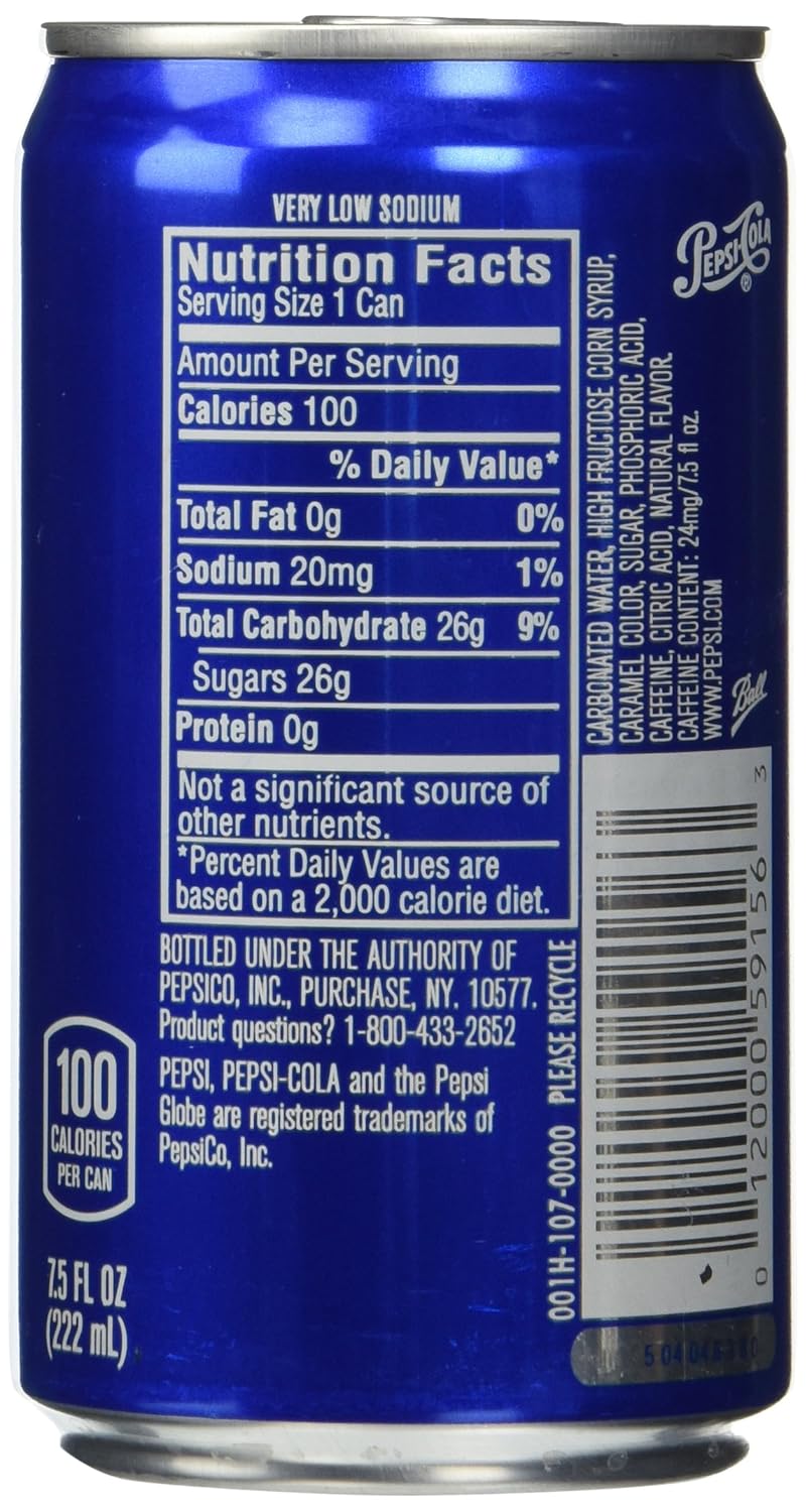 7.5oz Mini Cans 24 Cans Soda J866812