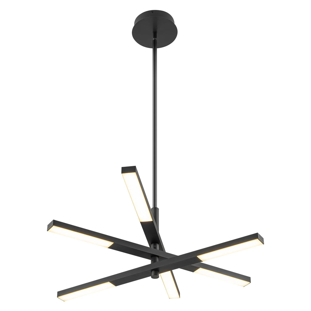 6-Light LED Sputnik Chandelier I424