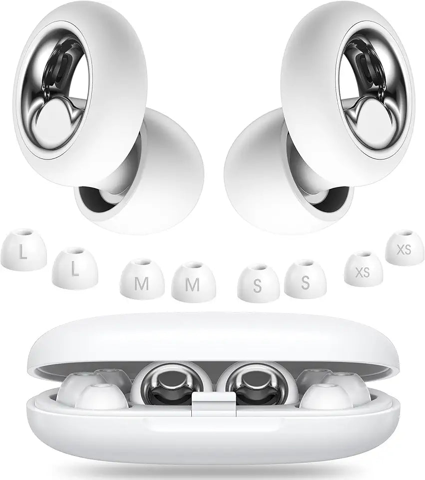 Soft Reusable Silicone Ear Plugs with 8 Ear Tips Q16018
