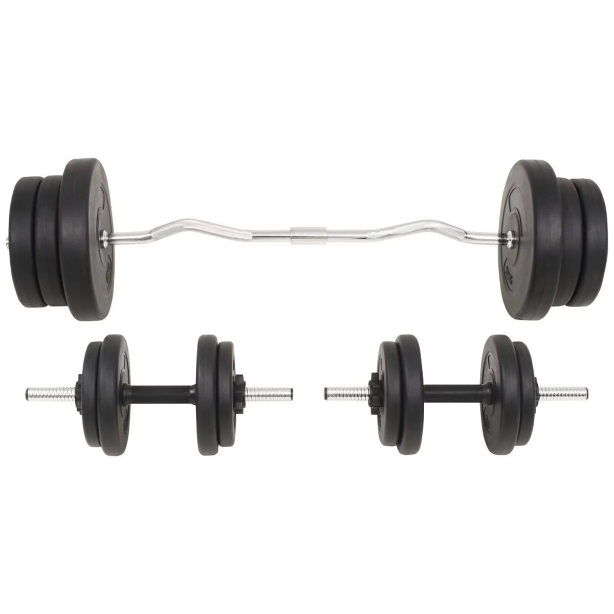 Barbell and Dumbbell Set 132.3 lb R879