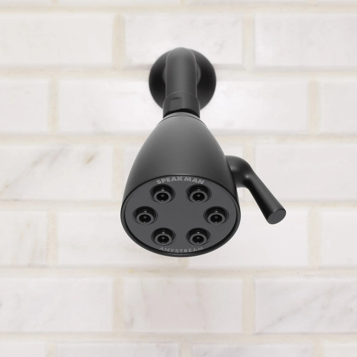 Matte Black High Pressure Adjustable Shower Head D785666