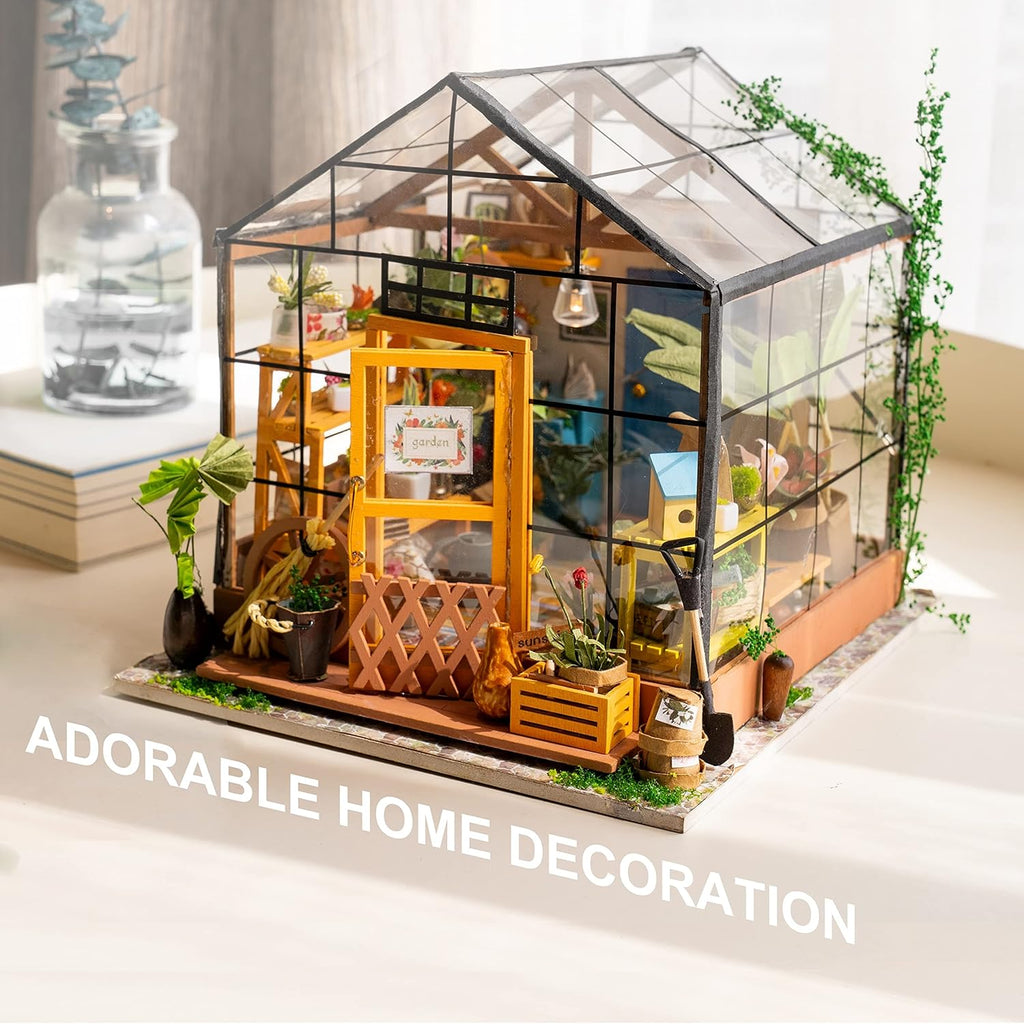 DIY Miniature House Kit with LED Light V501