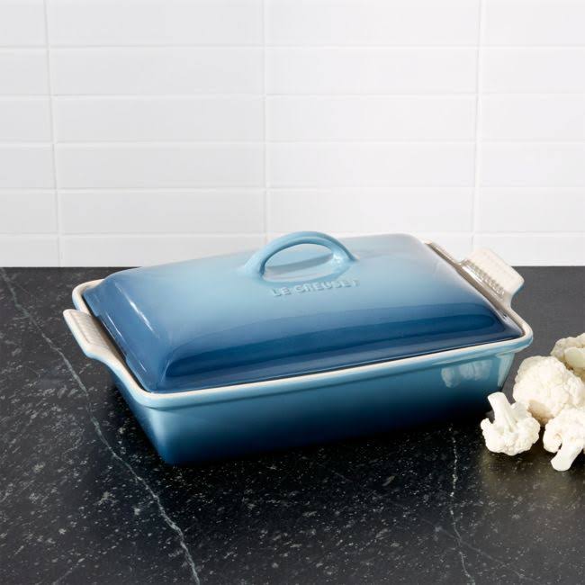 Heritage Stoneware Covered Rectangular Casserole, 4-Quart S37170