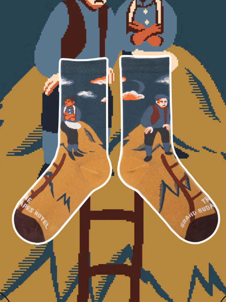Cartoon Pattern Mid-Calf Socks A224