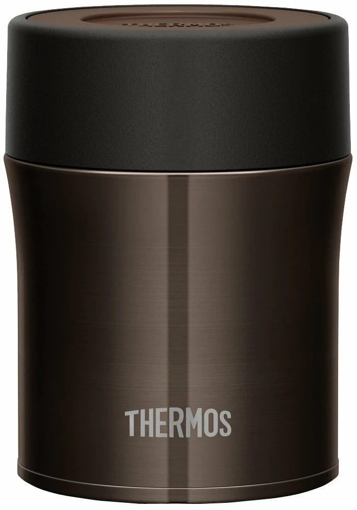 Stainless Steel Vacuum Insulated Food Container 0.5L Black E980