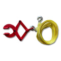 Heavy Duty 2" X 20ft Tow Strap and 2000LB Truck Pallet Puller Clamp Kit Nylon Webbing P761