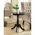 Black Pedestal End Table B9680