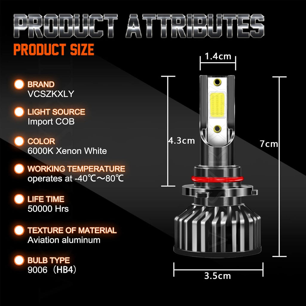 9005 9006 H11 LED Headlights Combo, Pack of 6 T981