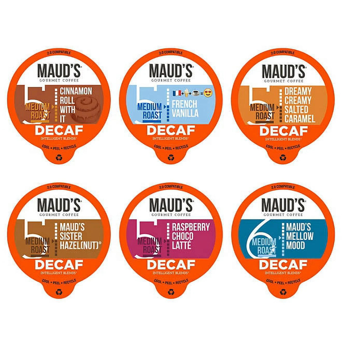 Decaf Gourmet Coffee Single Serve Cups, Variety Pack (72 ct.) I468171