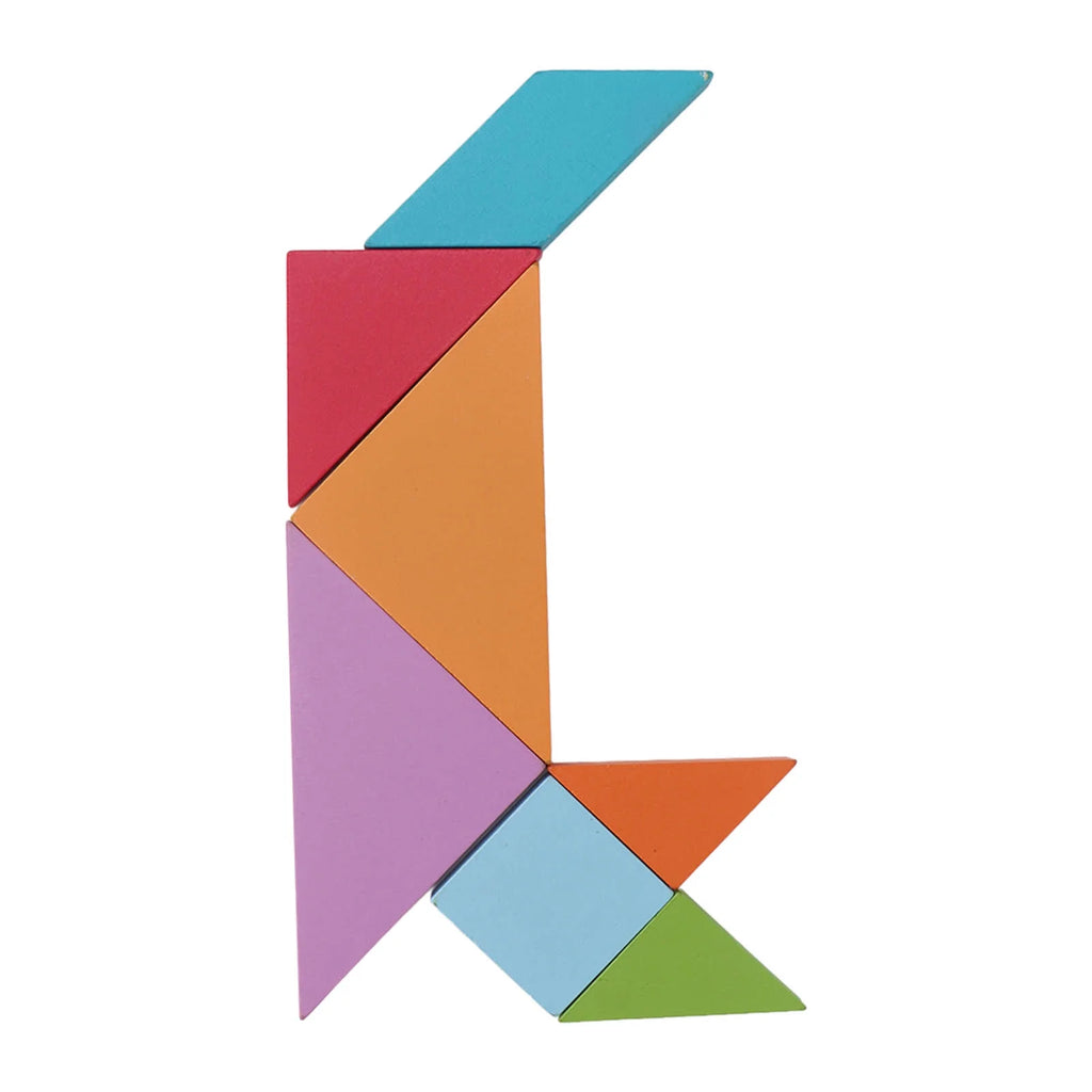 Wooden Tangram Pattern Blocks Set L2373