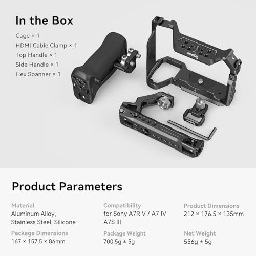 Camera Cage with Top Handle and Side Handgrip Q20537