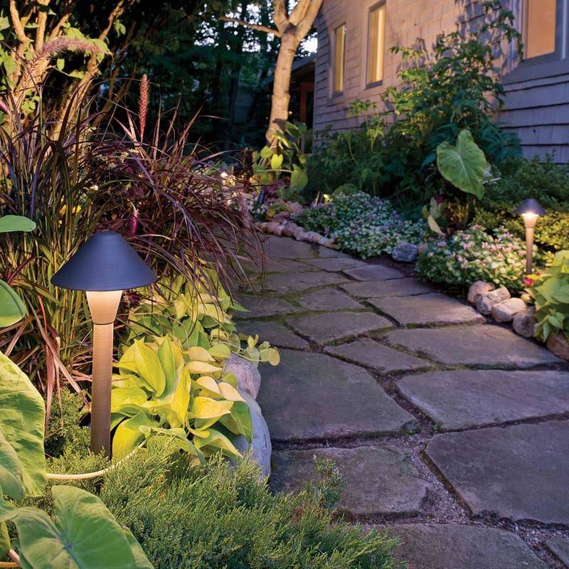 Matte Bronze Path Light H9887