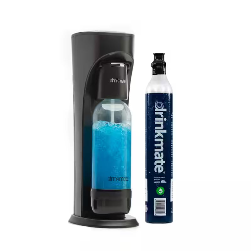 Matte Black Sparkling Water and Soda Maker Machine G105