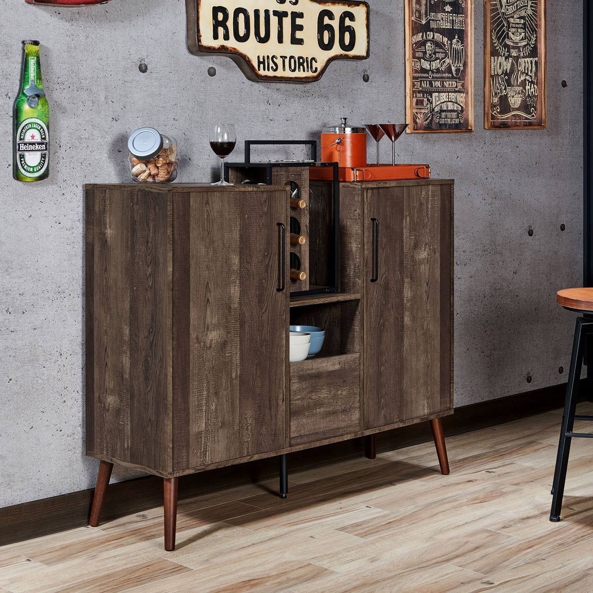 Rustic Reclaimed Oak Buffet U15171
