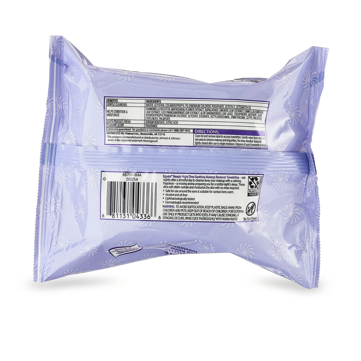 Soothing Makeup Remover Wipes, 40 Total Wipes U192