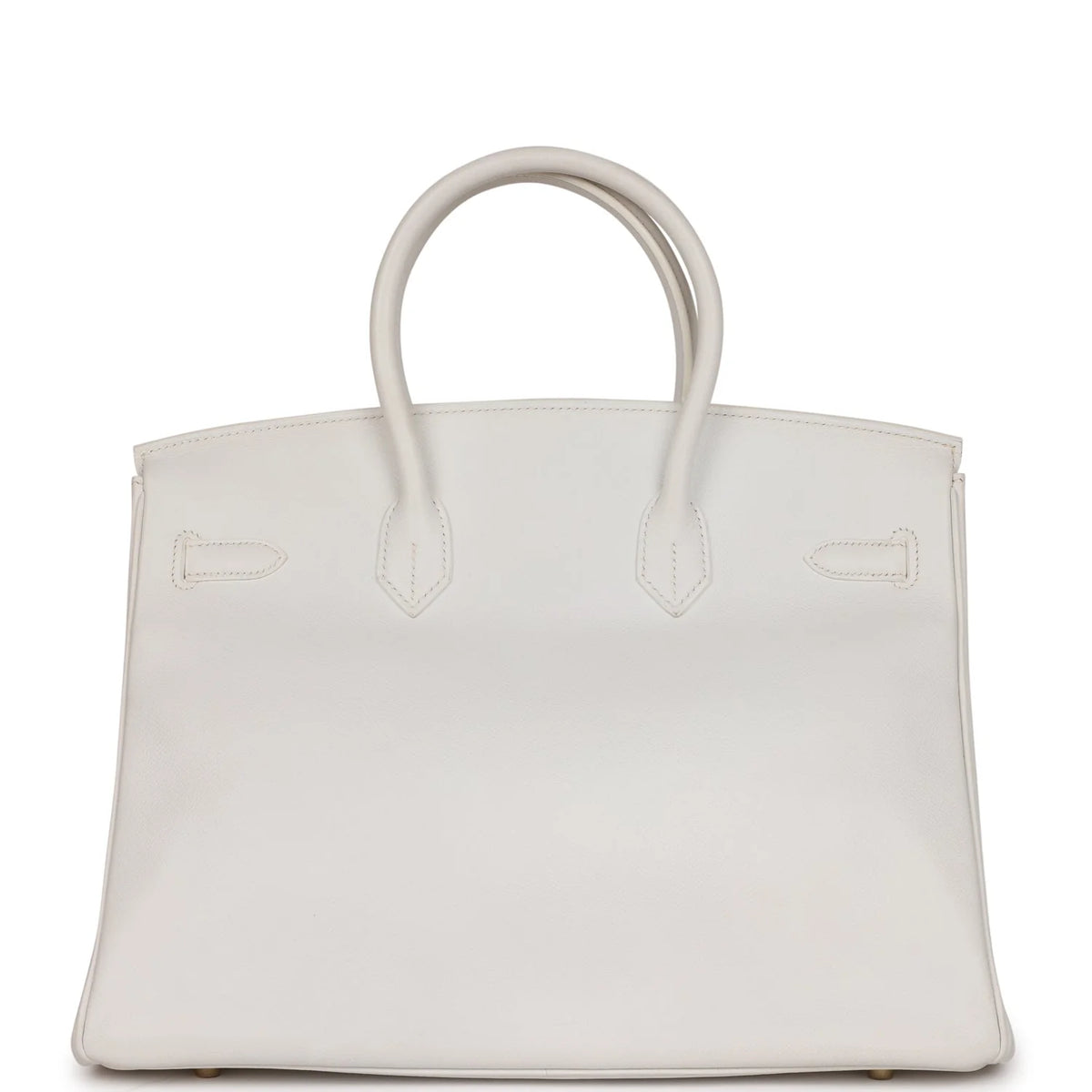 Pre-owned White Epsom Leather Birkin 35 D924778