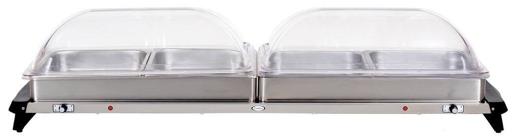Jumbo Buffet Server with Rolltop Lids L30893