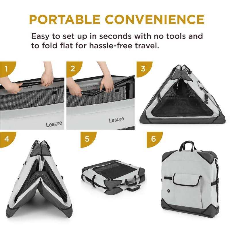 Collapsible Dog Crate H6090