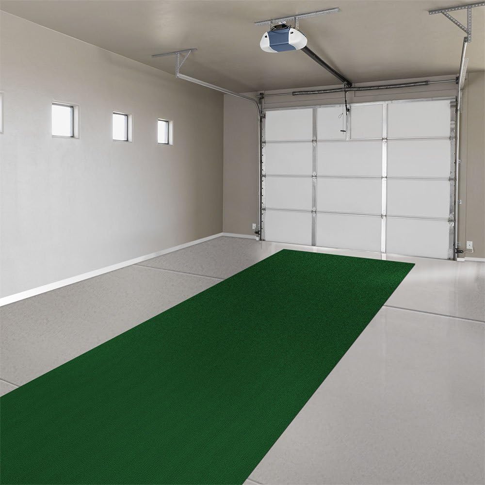 Green Indoor Outdoor Carpet with Rubber Marine Backing Y5331