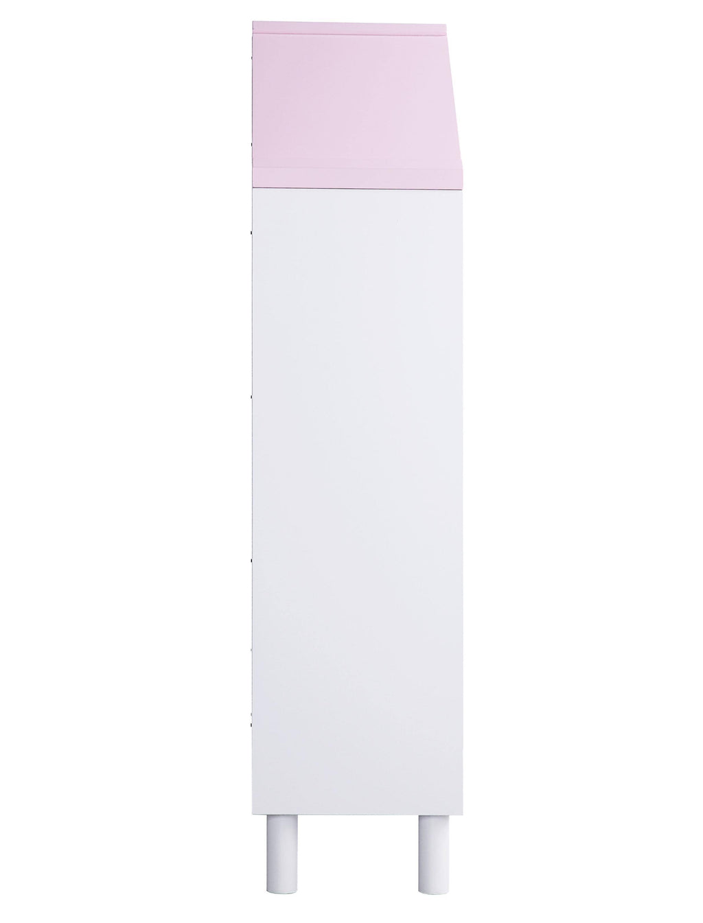 White Pink Wood Bookcase S439775