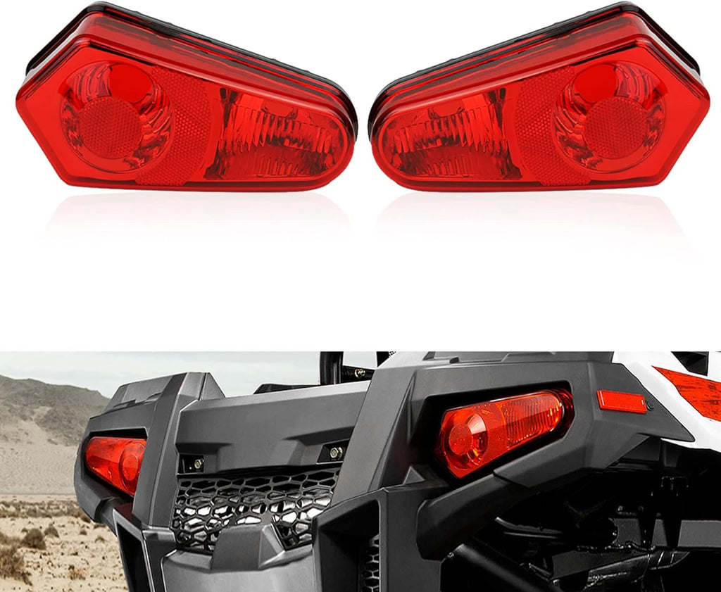 Taillight Housing Assembly Pack of 2 Red W2936