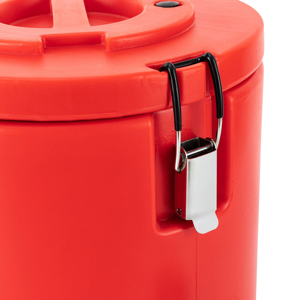 15L Round Stainless Steel Insulated Beverage Dispenser with Lid Y352