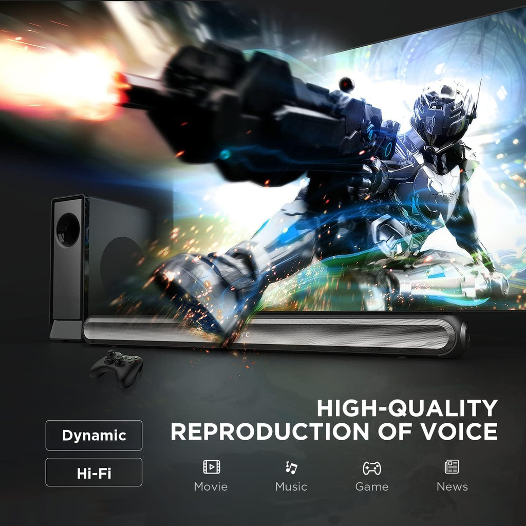 240W 2.1 Sound Bar with 6.5'' Wireless Subwoofer U951811