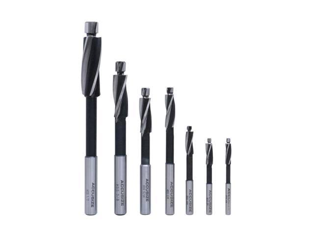 H.S.S. 3 Flute Straight Shank 7 PC Counterbore Set D2137