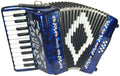 Dark Blue Pearl Accordion P6493