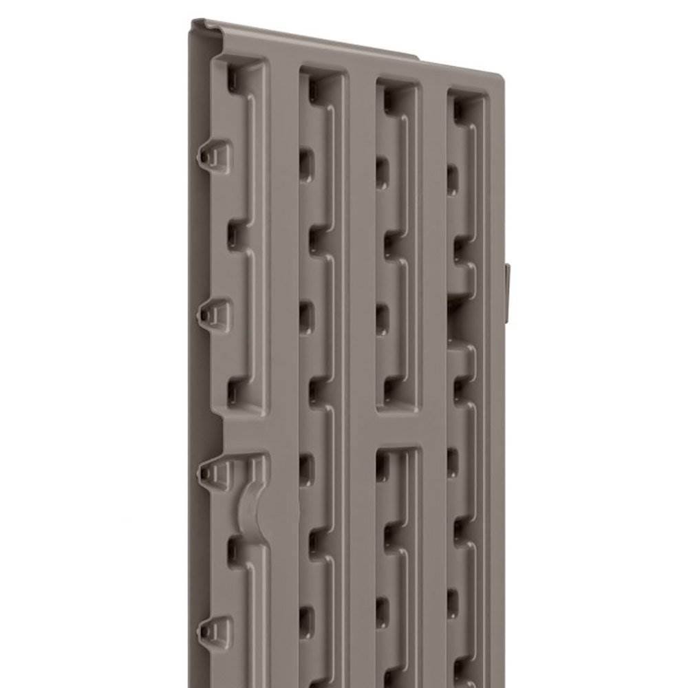 4 Cubic Feet Resin Single Shelf Wall Storage Cabinet 6 Pack A43218