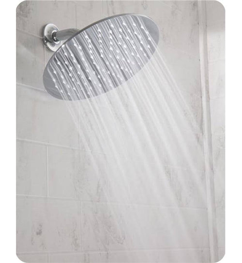 10x22 Wall/Ceiling Mount Round Rain Showerhead Satin Brass J8141