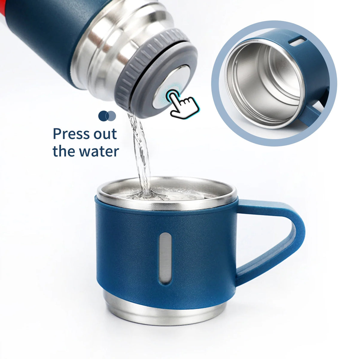 Insulated Stainless Steel Thermos Bottle 500L X782