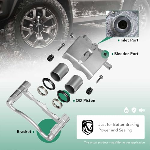 Rear Passenger Side Brake Caliper Assembly Replacement A7024
