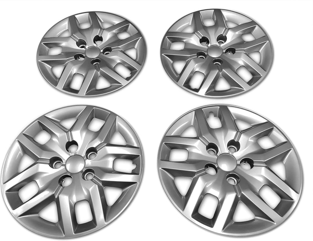 Silver 17 inch Hubcap Set of 4 Pcs X511