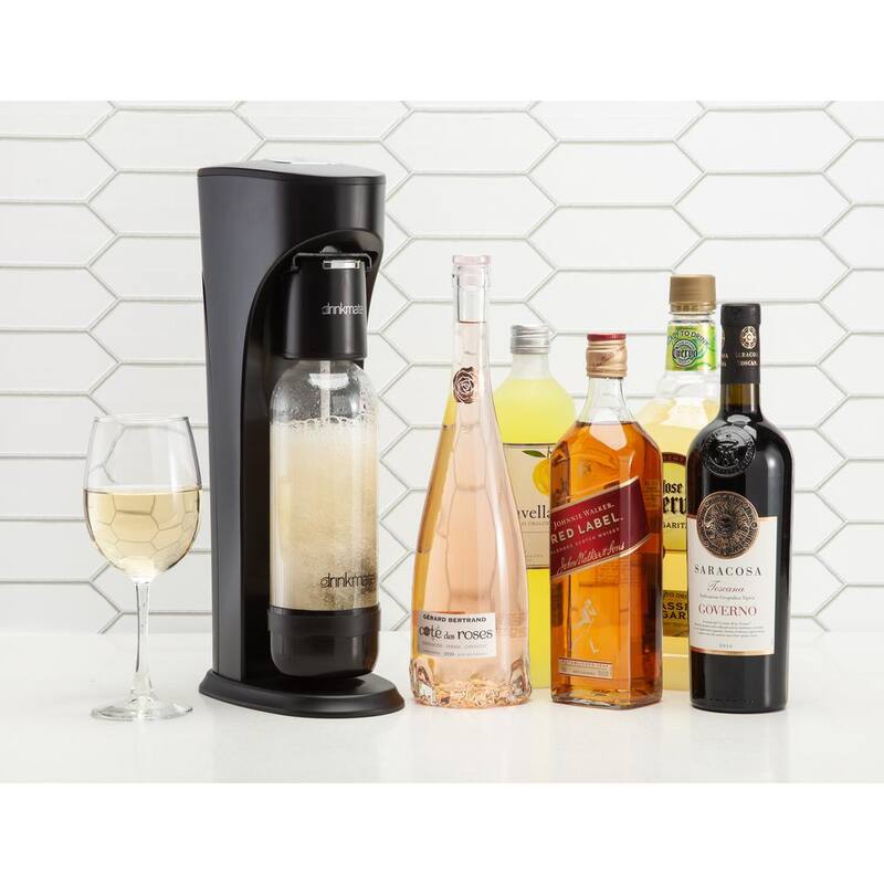Matte Black Sparkling Water and Soda Maker Machine G105