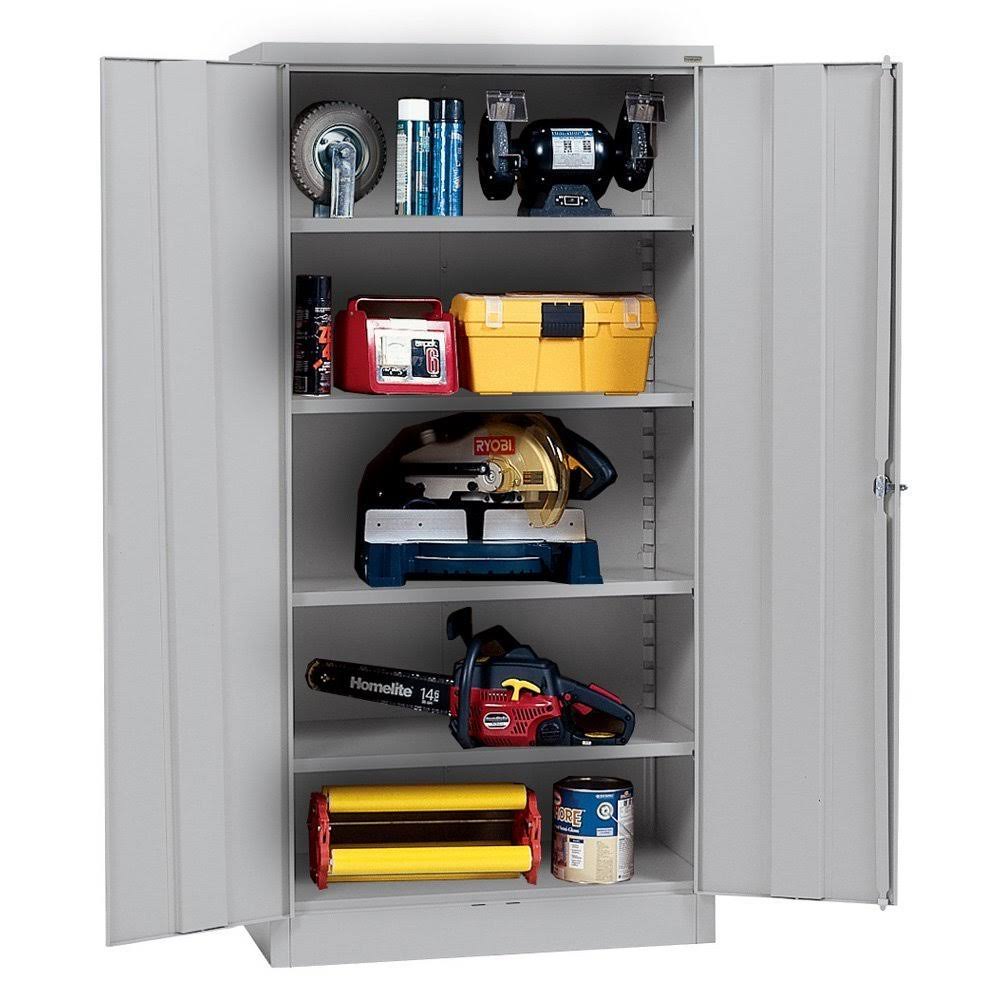 Steel Storage Cabinet 36x22W x 18x22D x 72x22H Gray B3888
