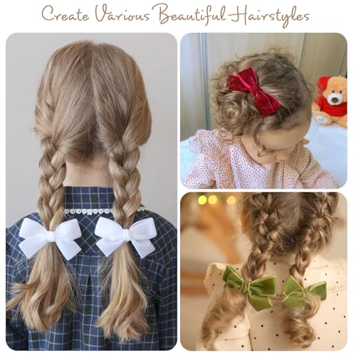 Velvet Hair Clips and Barrettes 20pcs P631