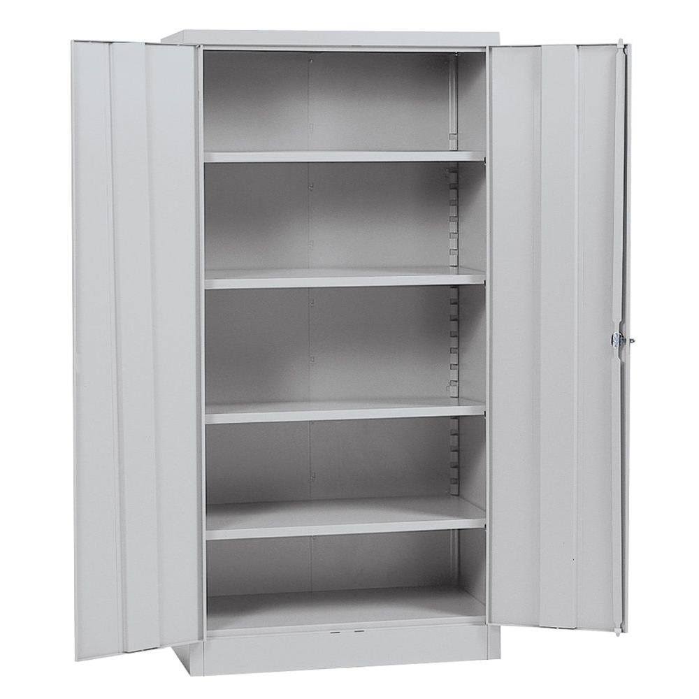 Steel Storage Cabinet 36x22W x 18x22D x 72x22H Gray B3888