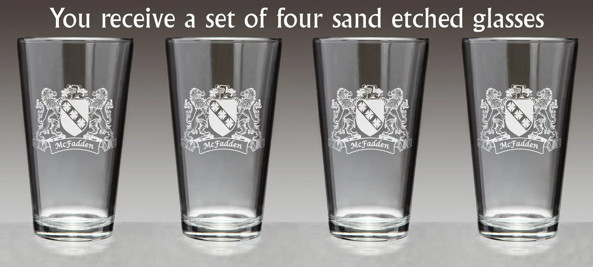 Irish Coat of Arms Pint Glasses M4805