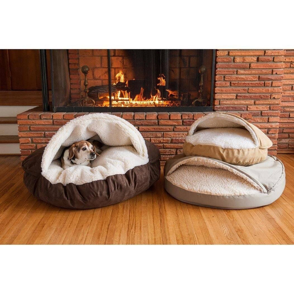 Orthopedic Micro Suede Pet Bed - Camel - Small T67715