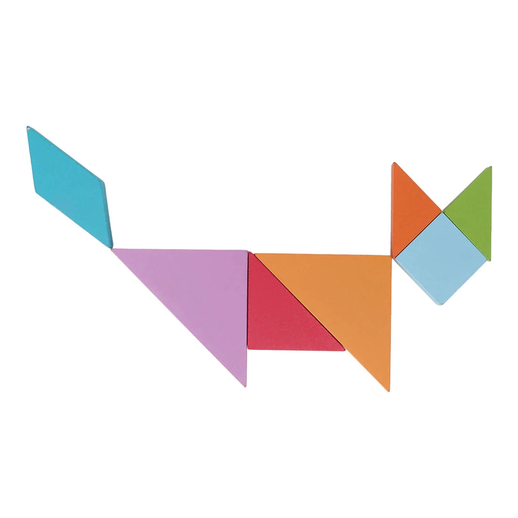 Wooden Tangram Pattern Blocks Set L2373