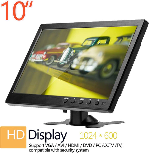 10.1 Inch LCD Security CCTV Monitor with HDMI Input Cable G514223