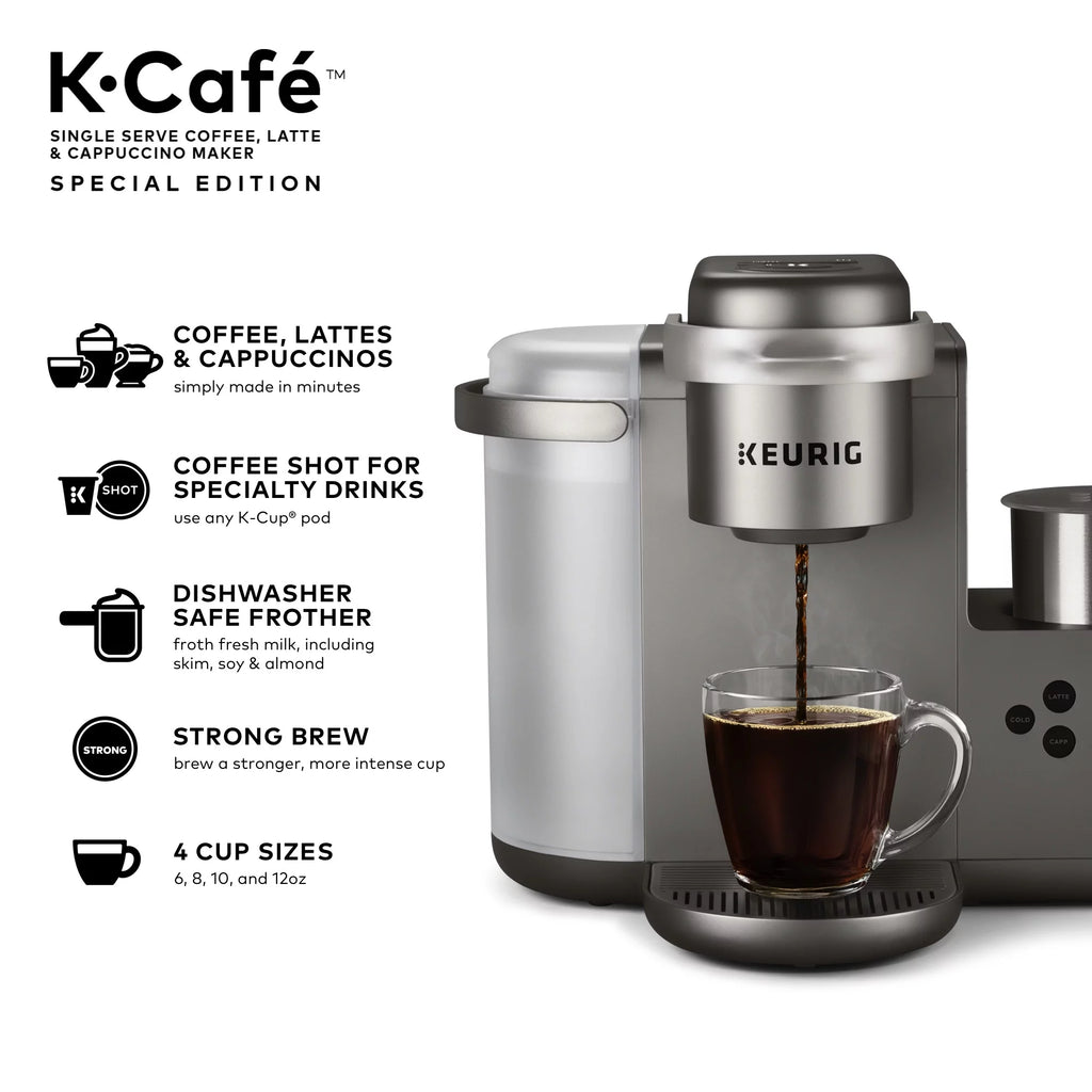 Single Serve K-Cup Pod Coffee, Latte and Cappuccino Maker I842
